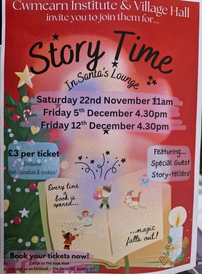 Cwmcarn Christmas Story Time
