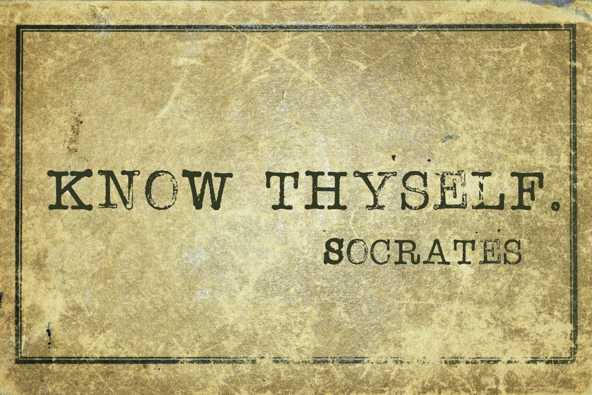 Know Thyself Quote Socrates