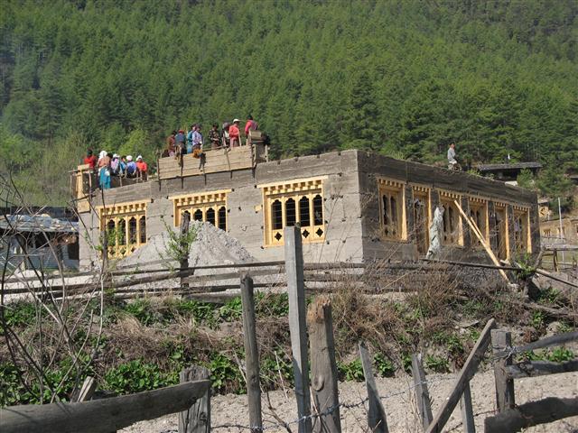 Rammed Earth Building Bhutan