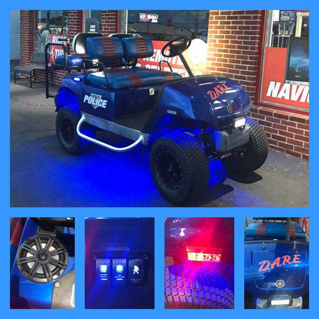 Dare police golf cart — custom golf carts in Toms River, NJ