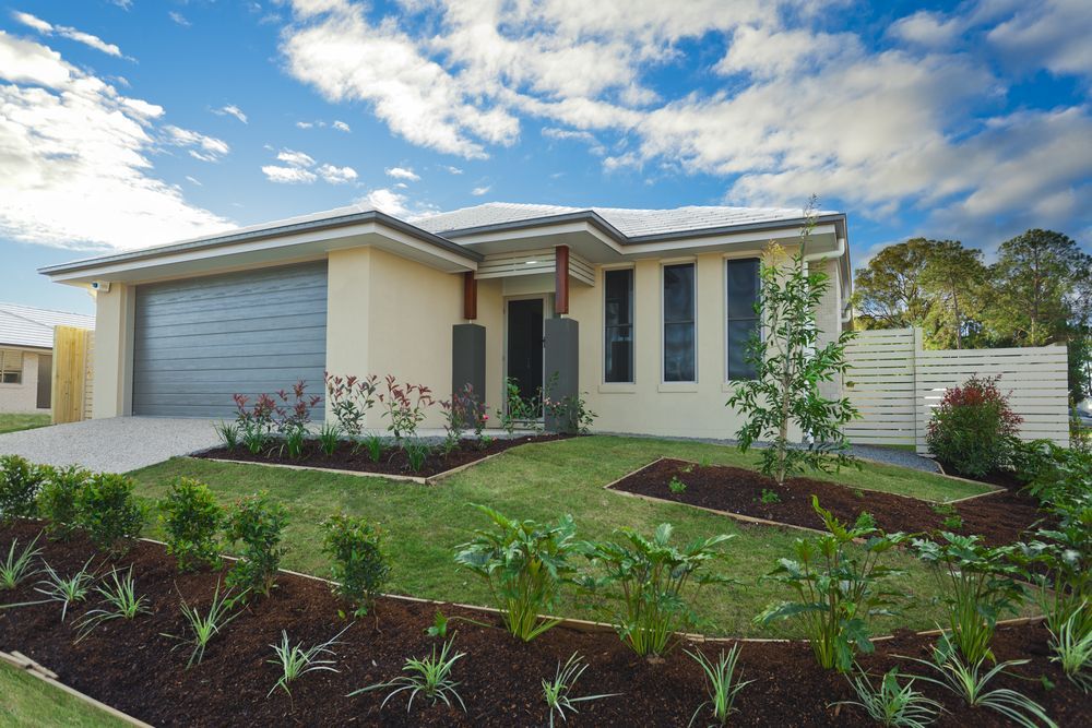 A Modern Beige House with Garage — Peterson Property Valuations Brisbane in Northern Growth Corridor, QLD