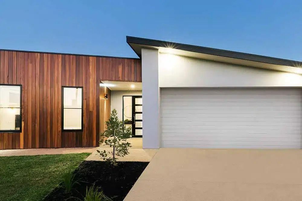 Modern Home Exterior With Wooden Siding — Peterson Property Valuations Brisbane in Brisbane West, QLD