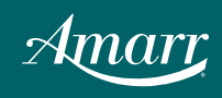 Amarr logo in white script on a teal background with a curved underline