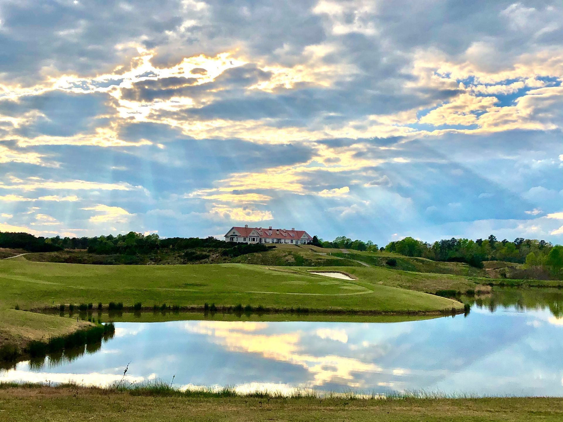 A scenic view of the Royal New Kent Golf Course.