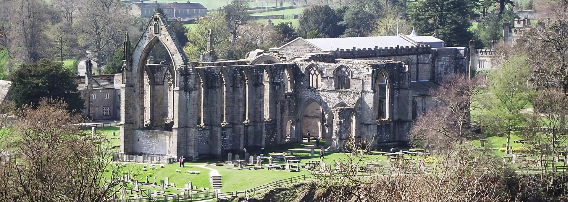 Picture of Bolton Abbey. Picture of Bolton Abbey.
