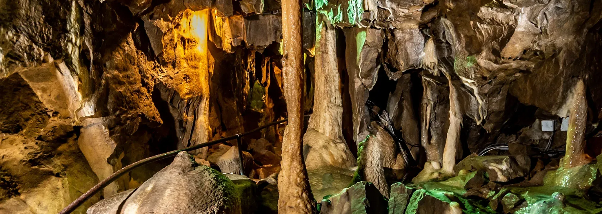 Picture of one of the cave chambers 