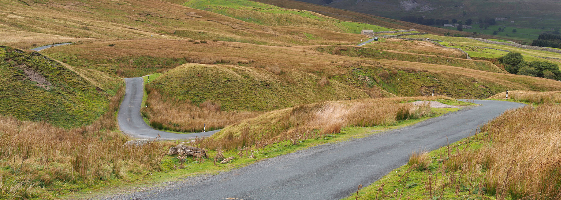 Picture of a road in the Dales. 
