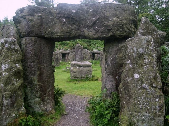 Picture of Druid's Temple at the Swinton Estate.