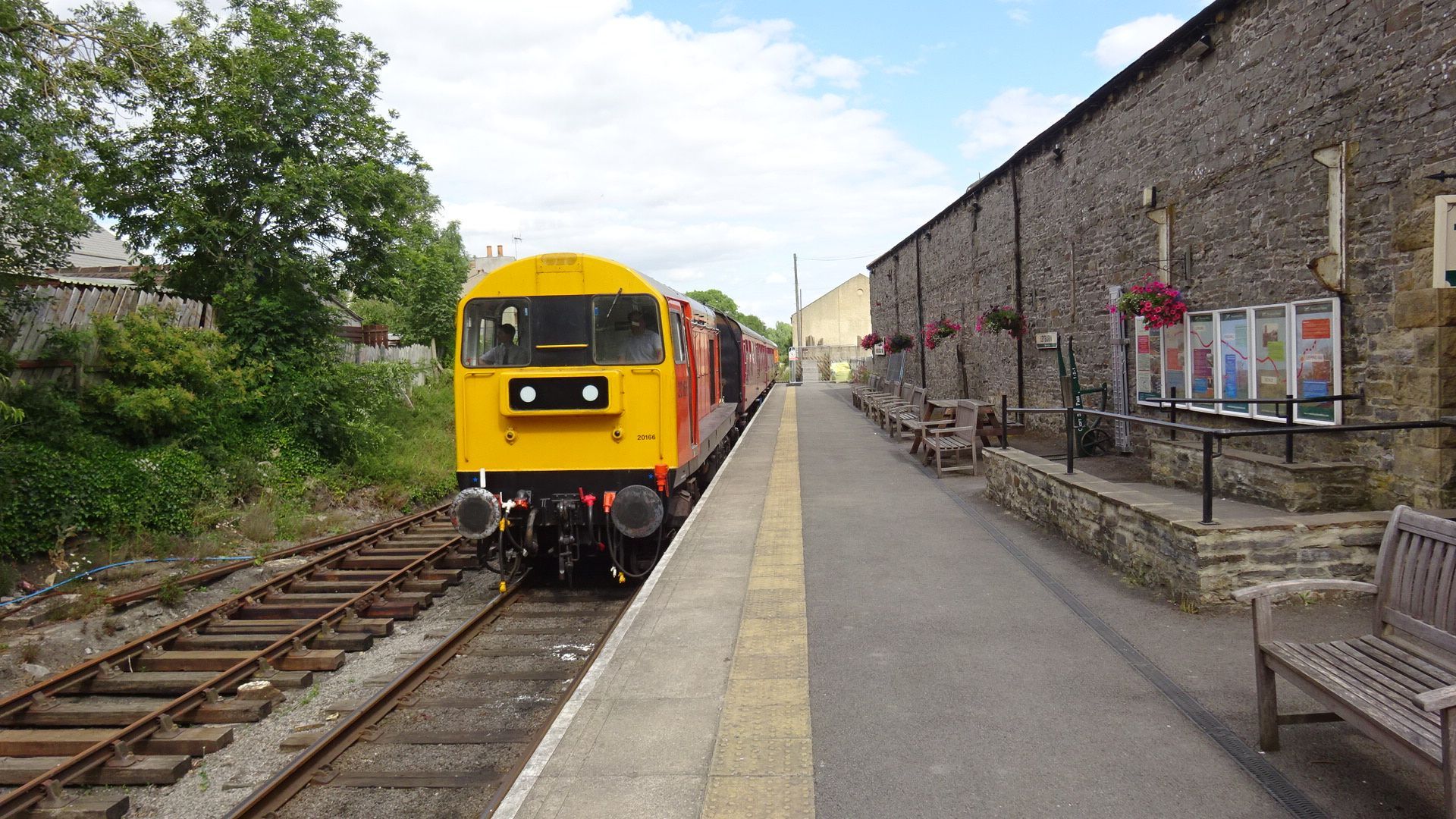 Picture of Leyburn Station on the Wensleydale Railway 