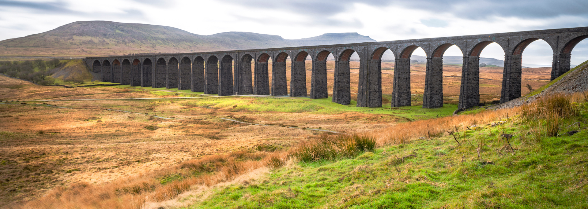 Picture of Ribblehead viaduct. 