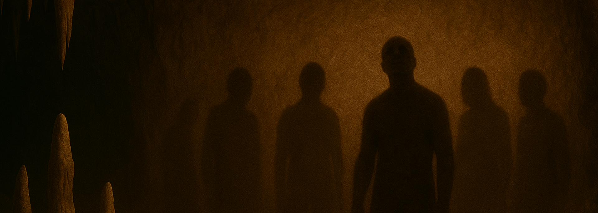 Picture of shadows in caves. Picture of shadows in caves.