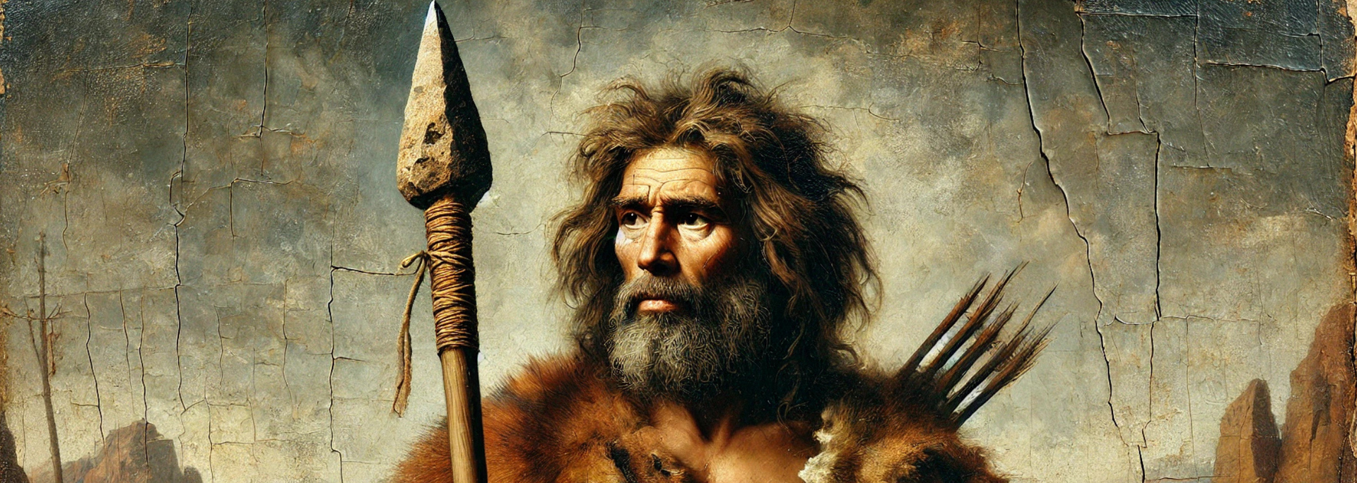 Picture of a Stone Age person.