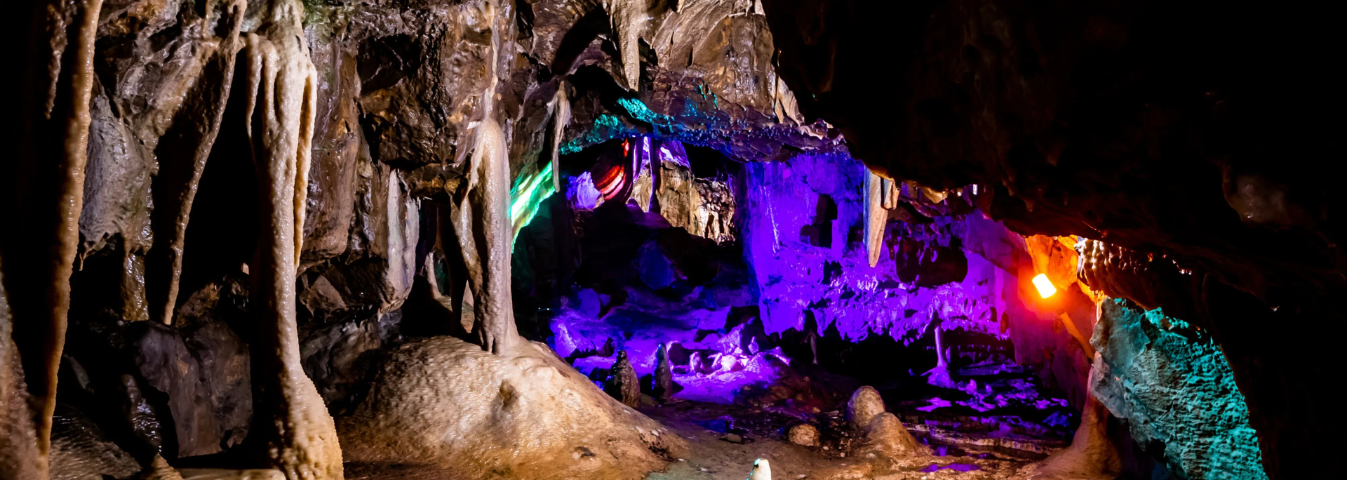 Picture of stump Cross Caverns underground. Picture of stump Cross Caverns underground.