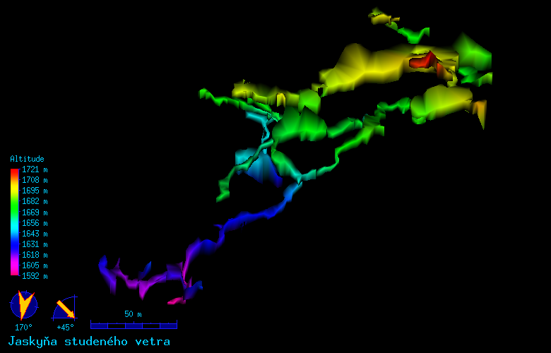 picture of a 3D cave survey