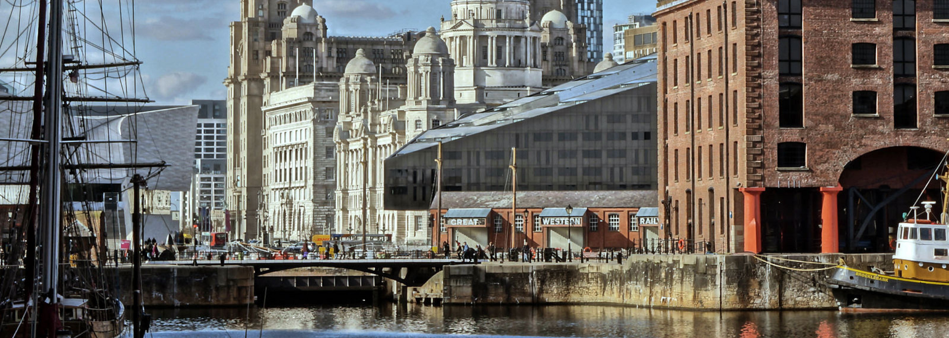 Picture of the docks at Liverpool.