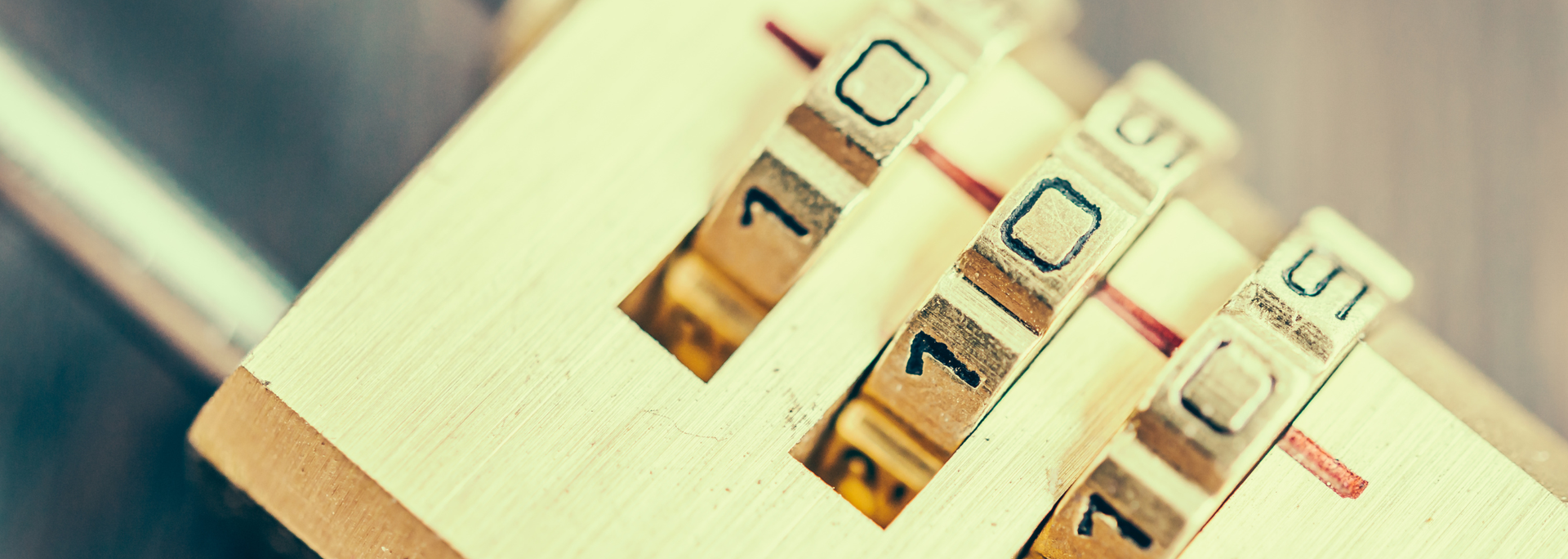 Picture of a combination padlock. Picture of a combination padlock.