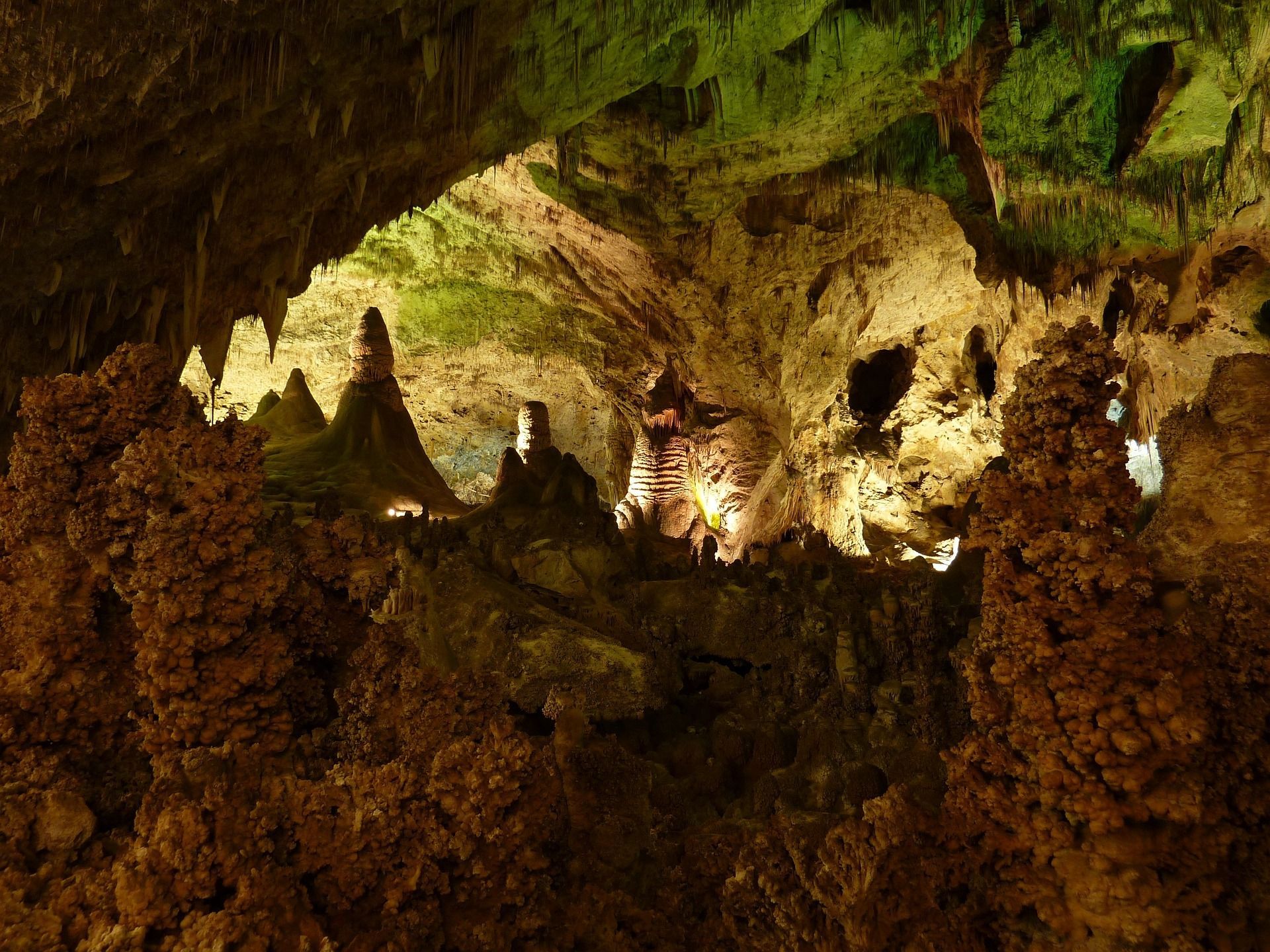 Picture of The Carlsbad Caverns, New Mexico.