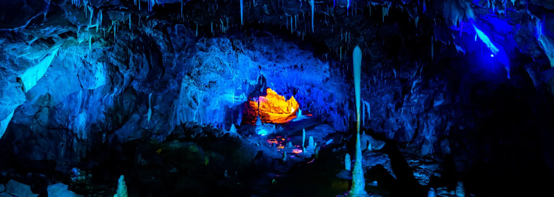 Picture of the inside of one of our caves at Stump Cross Caverns. 