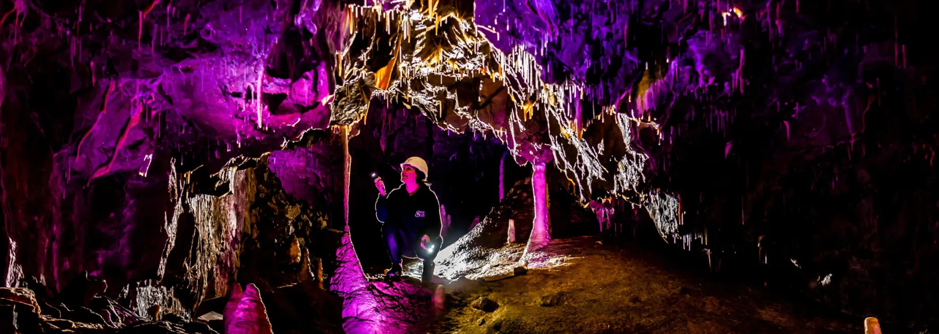 Picture of one of our caves at Stump Cross Caverns. 