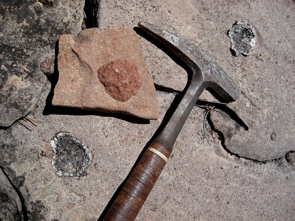 Picture of a rock hammer.