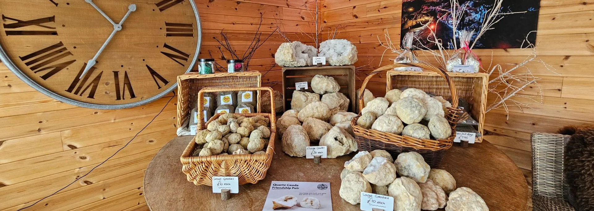 Picture of James's Geode Shack.
