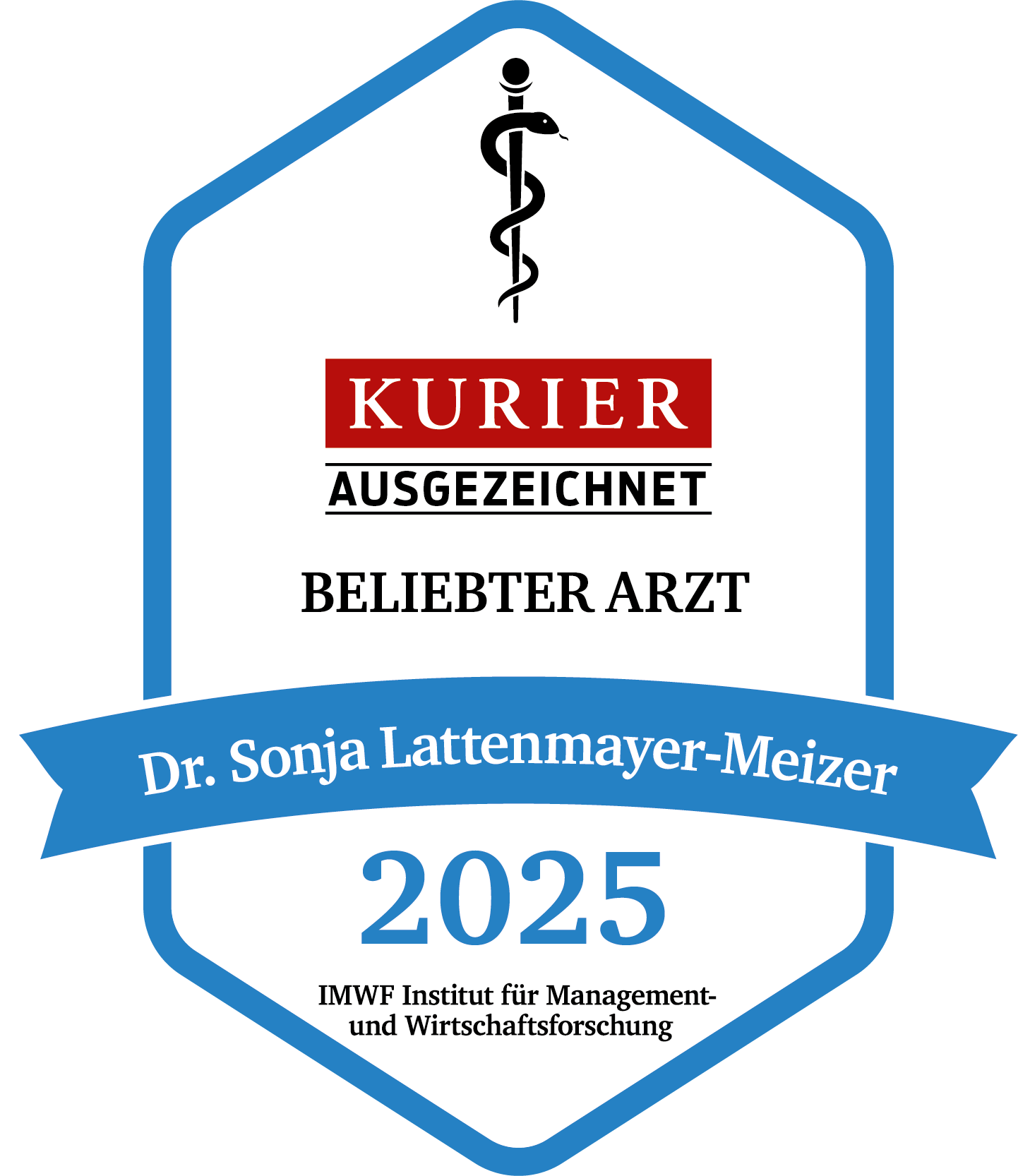 Von Kurier ausgezeichnet:
 beliebter Arzt 2024 und 2025