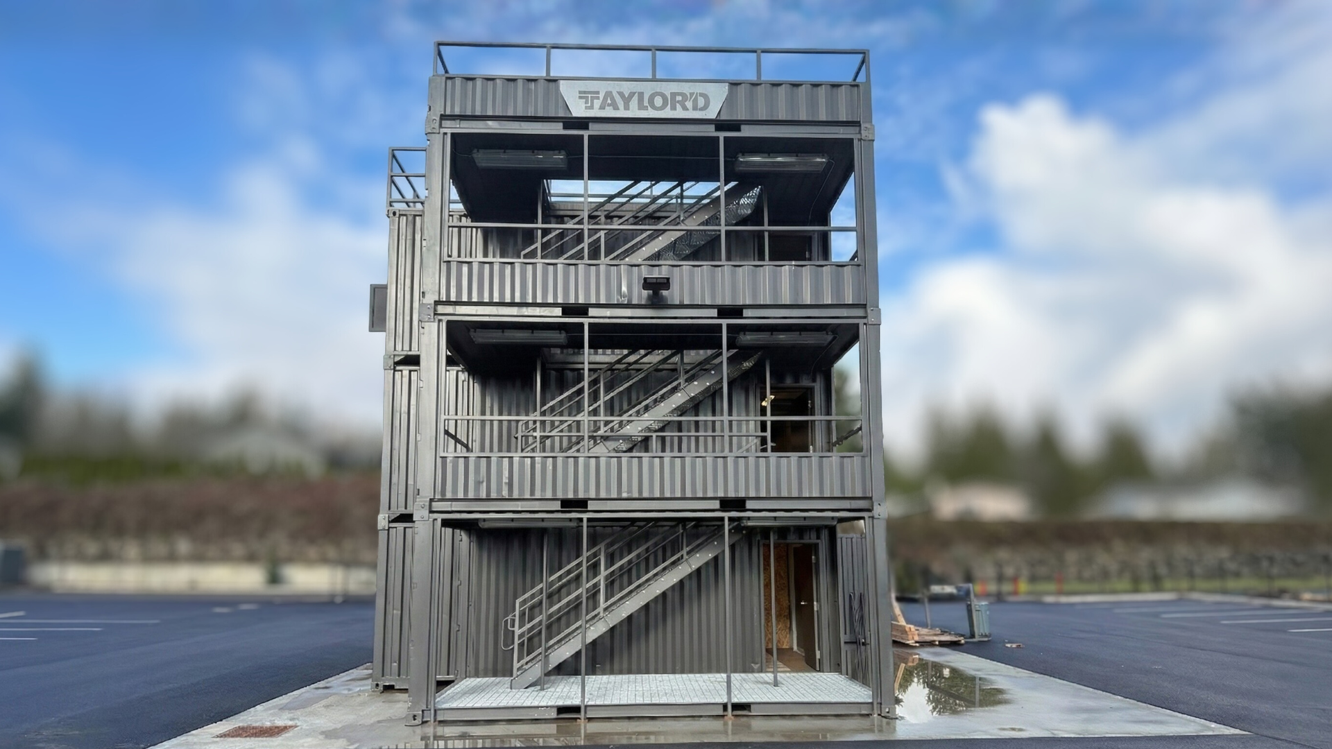 Custom firefighter training facility by Taylor'd