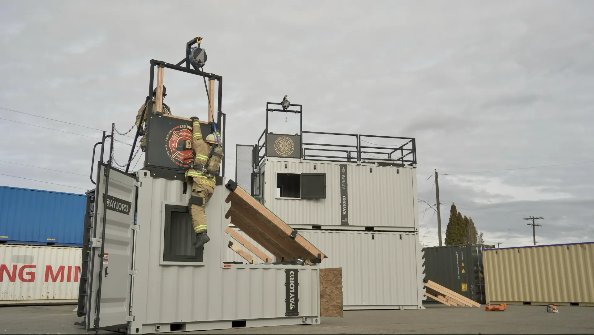 Taylor'd Series 12 firefighter training prop