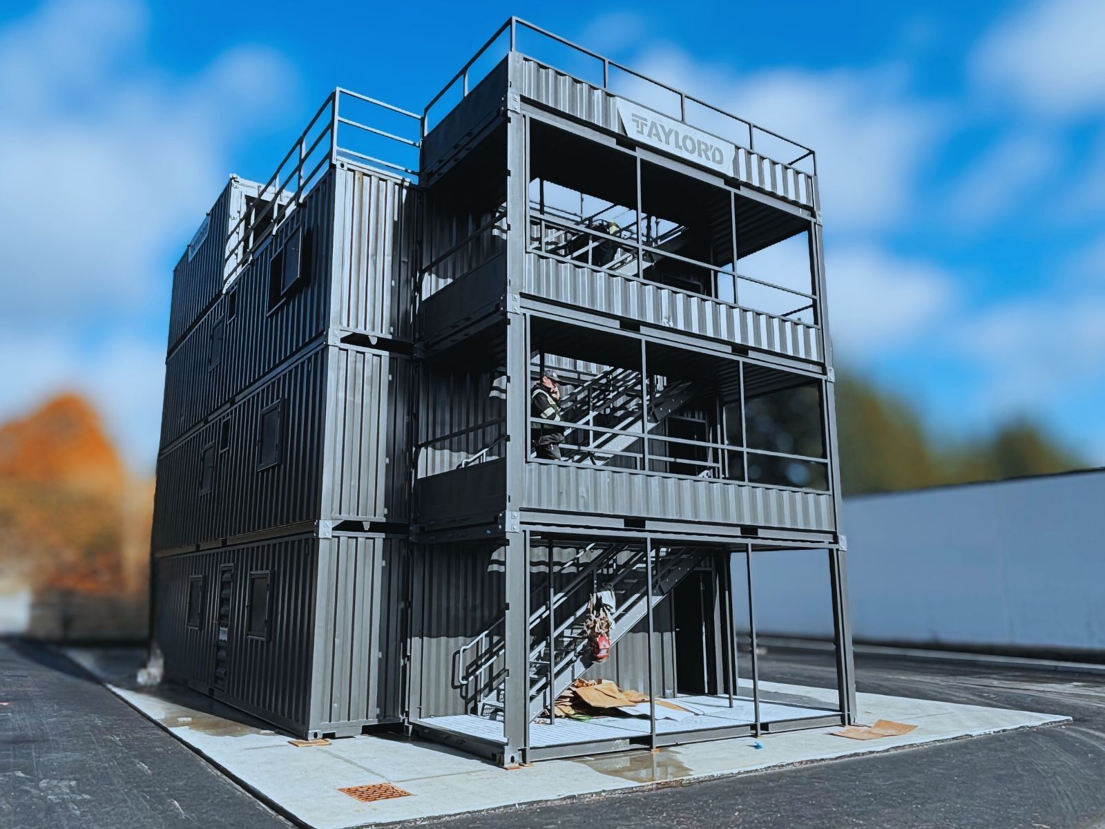 Tower Series installation - Side view - Kirkland Fire Department