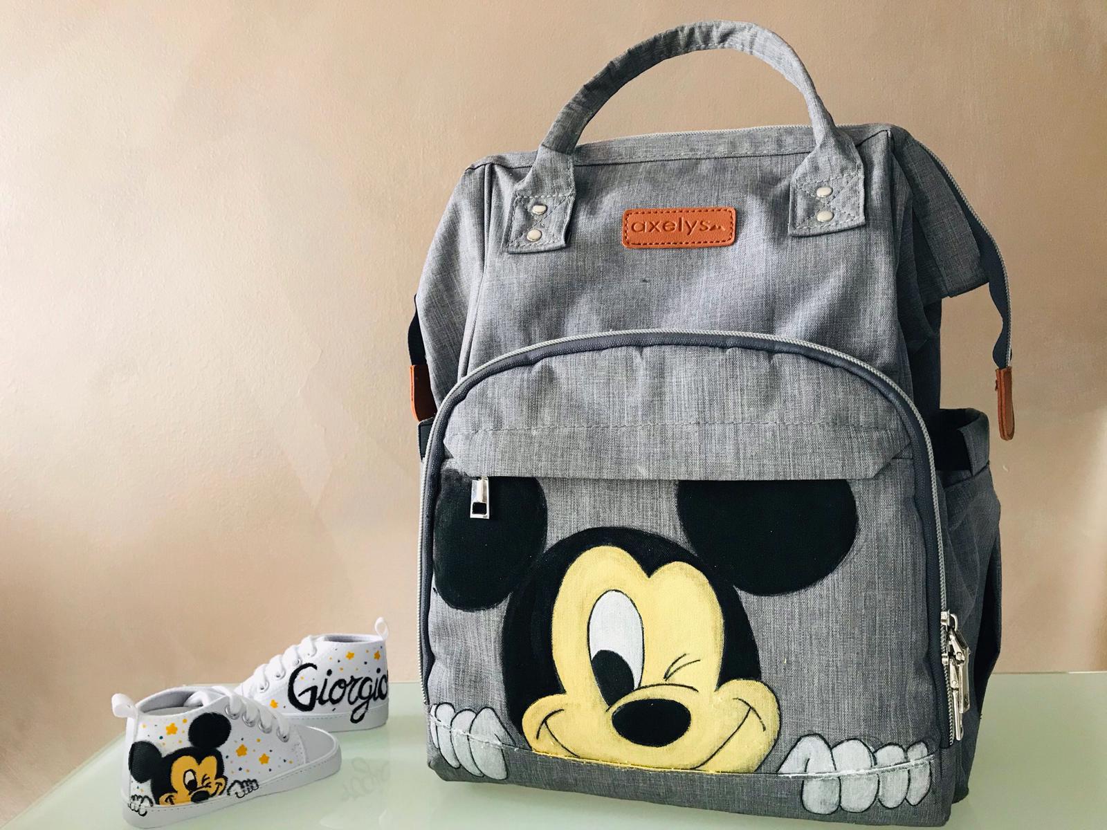 Set regalo nascita o baby shower zaino e scarpine