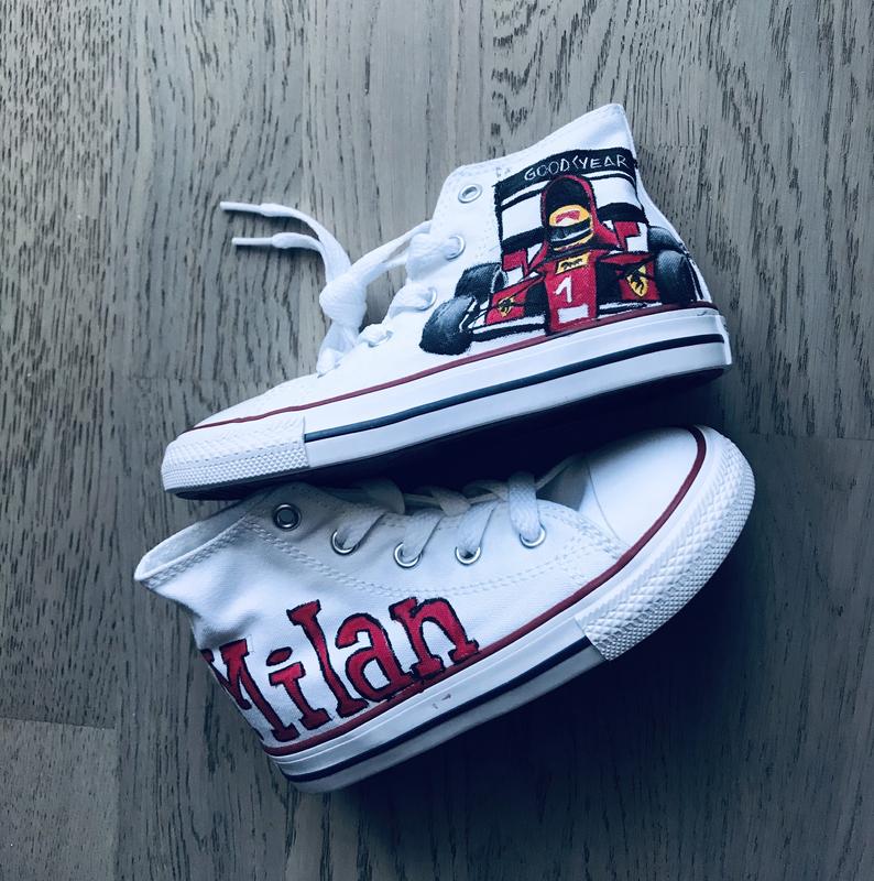 Converse All Star personalizzate dipinte a mano