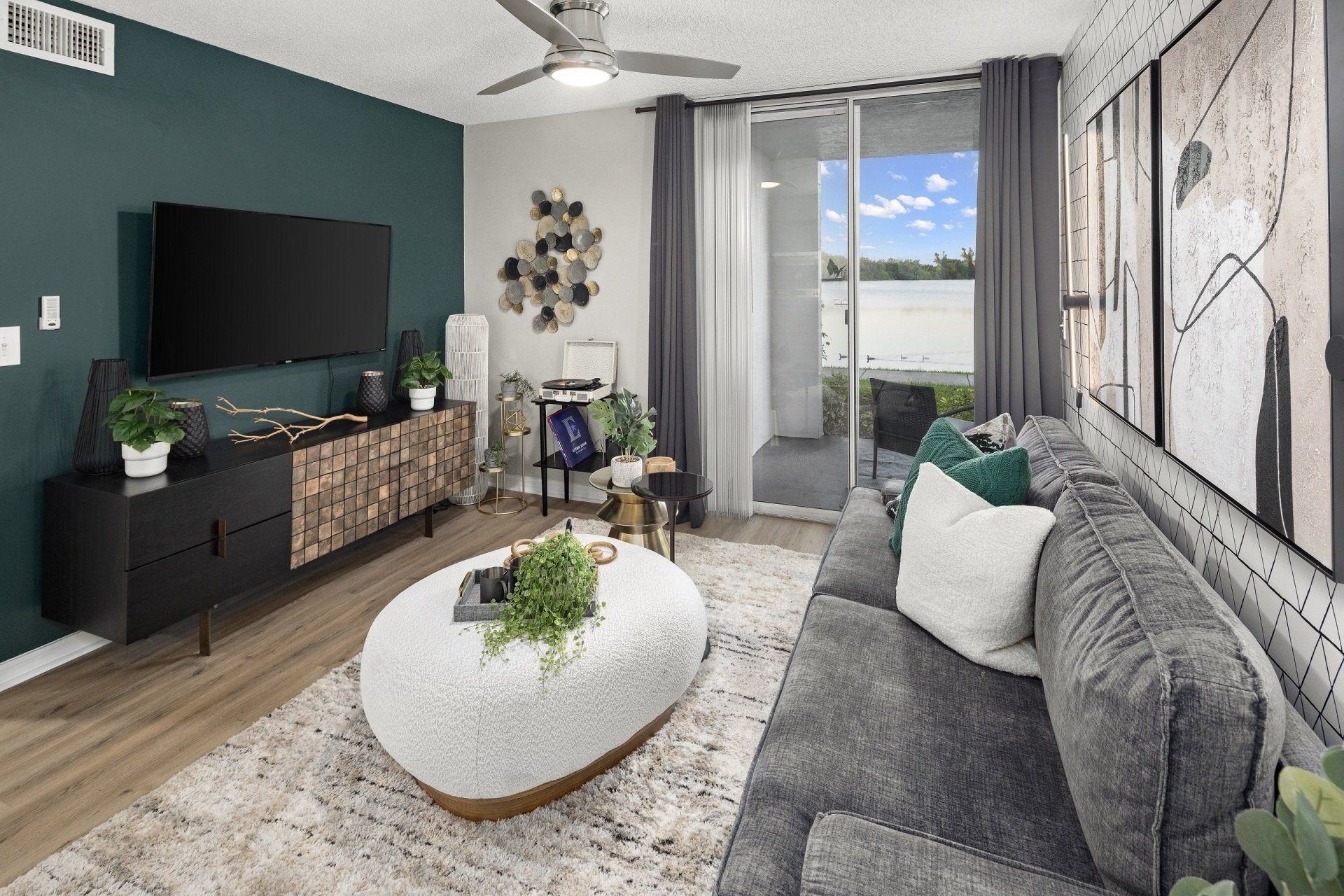 Living room at The Asher.