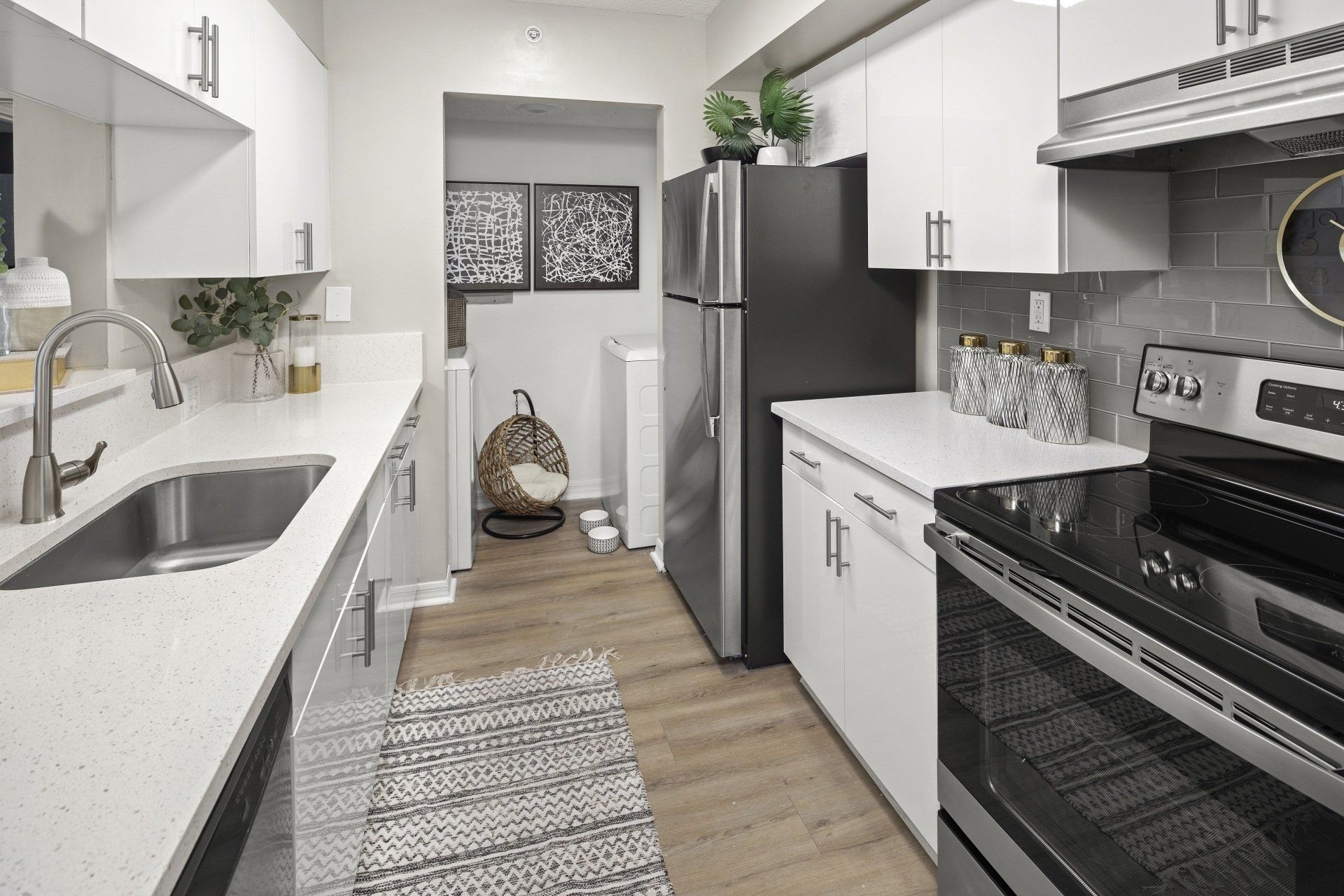 Kitchen at The Asher.