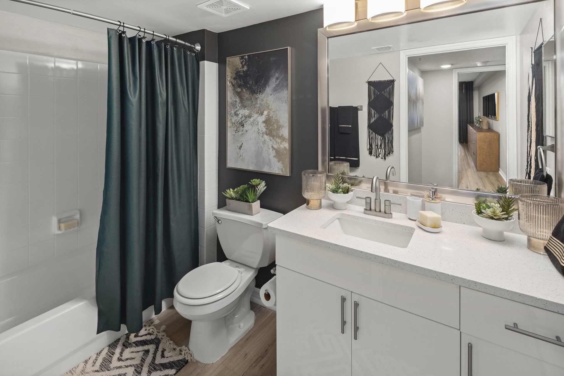 Bathroom at The Asher.