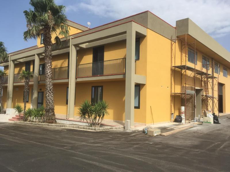 palazzina dopo il rifacimento del prospetto