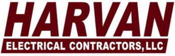 the logo for harvan electrical contractors llc
