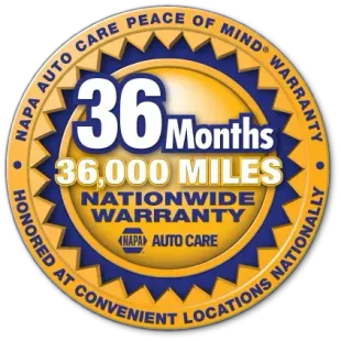 36/36 NAPA WARRANTY | Your Buddy Steve’s Garage
