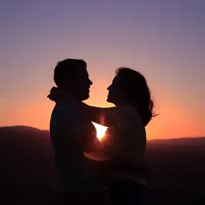 Couple at sunset