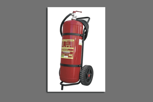 estintore carrellato con maniglia
