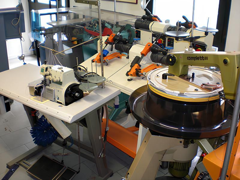 Una macchina da cucire con la parola completio sopra