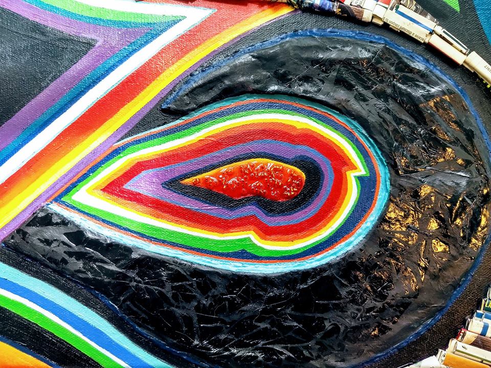 Nonrepresentational painting by Elyse Johnson