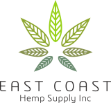 logo containing a hemp leaf for East Coast Hemp Supply located in Dunn, North Carolina