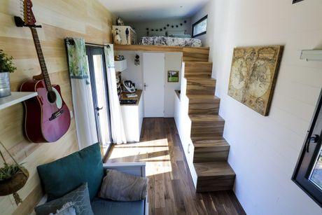 an image of tiny house with sleeping loft in Columbia, SC
