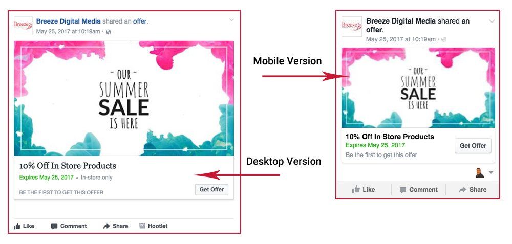 how to create facebook coupons offers