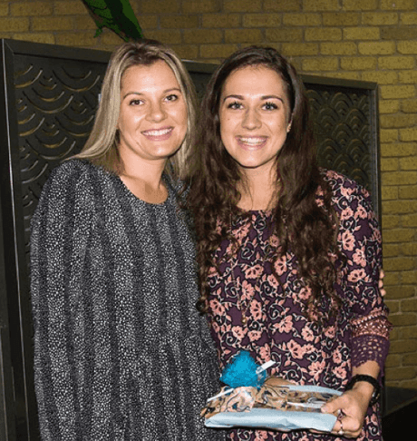 Sarah Holland and Maddy Vernon, Guest speakers at the ACE Women’s inaugural breakfast.