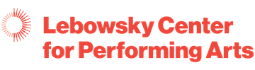 The logo for the lebowsky center for performing arts