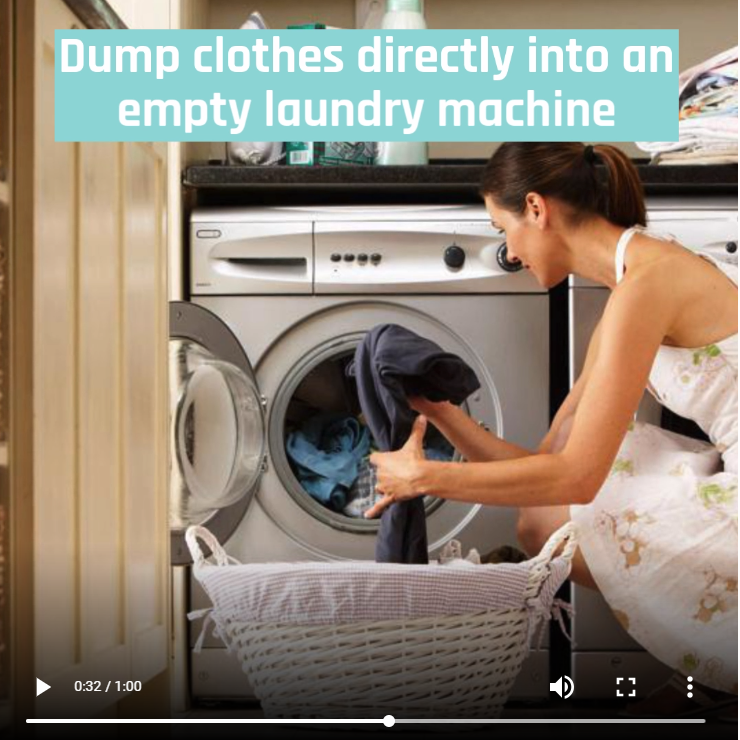 Fed up of finding dust on your laundry? This is how to clean a