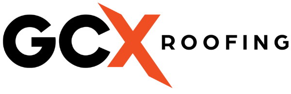 Logo for GCX Roofing: Black 