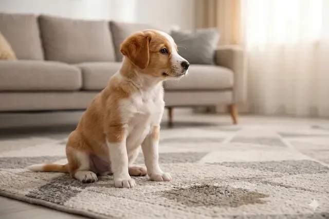 A commercial carpet cleaner with two rotating brushes and a vacuum hose cleaning a carpeted office floor.