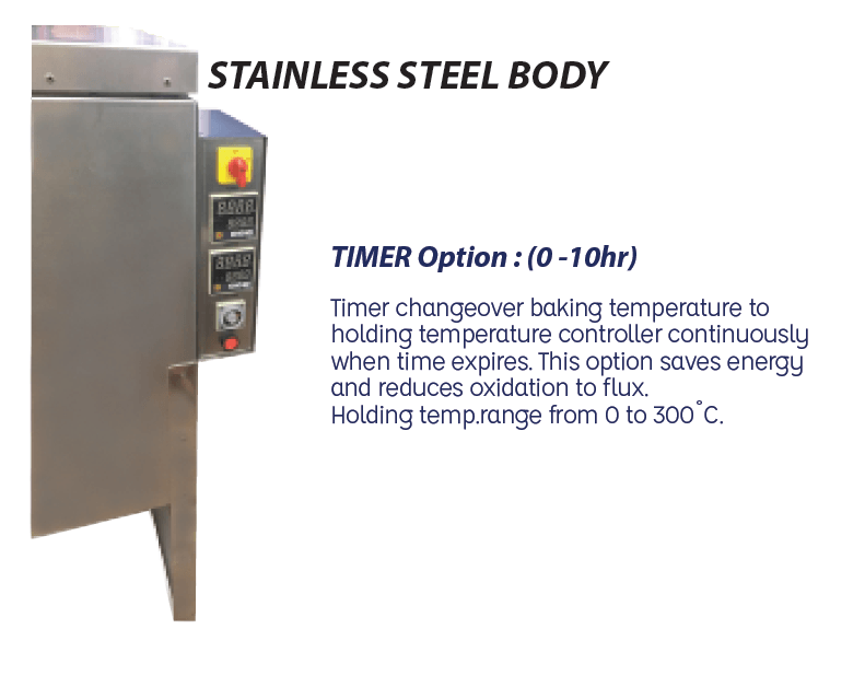 Vertical Type Flux Oven